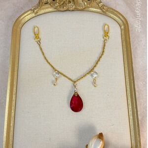 Red‎ Crystal Bag Chain CHarm